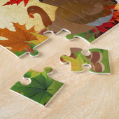 Prachtige Thanksgiving Harvest Legpuzzel (Zijkant)
