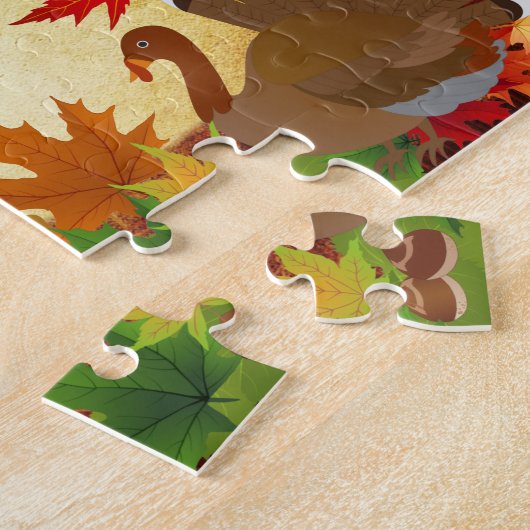 Prachtige Thanksgiving Harvest Legpuzzel (Zijkant)