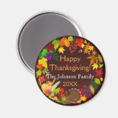 Prachtige Thanksgiving Harvest Magneet (Voorkant / Achterkant)