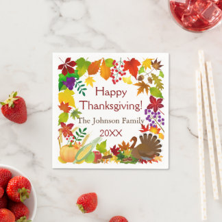 Prachtige Thanksgiving Harvest Servet