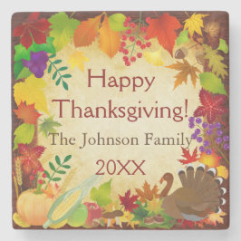 Prachtige Thanksgiving Harvest Stenen Onderzetter