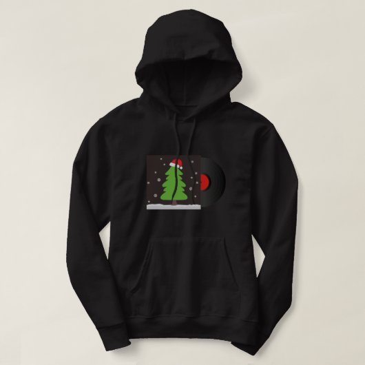 Prachtige tijd met rode kerstboom met Christus Hoodie (Design voorkant)