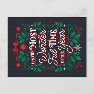 Prachtige Tijd van het Briefkaart van het Jaar