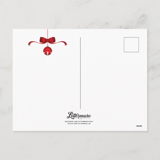 Prachtige Tijd van het Briefkaart van het Jaar (Achterkant)