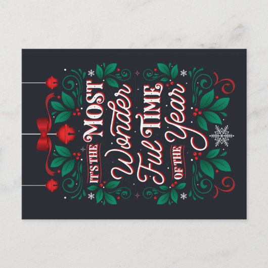 Prachtige Tijd van het Briefkaart van het Jaar (Voorkant)