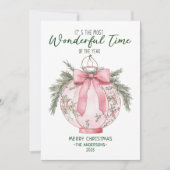 Prachtige tijd van het jaar Kerstlantaarn Feestdagenkaart (Voorkant)