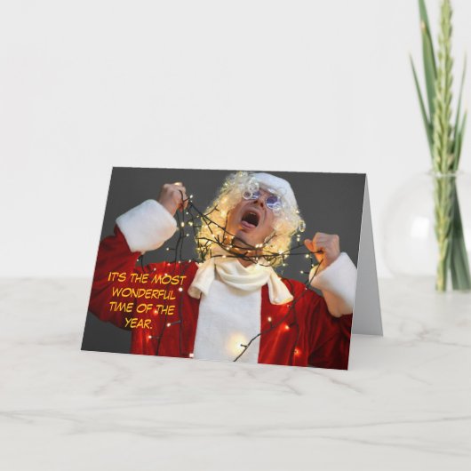 PRACHTIGE TIJD VAN HET JAAR KERSTMIS KAART (Voorkant)