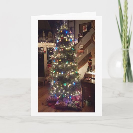 PRACHTIGE TIJD VAN HET JAAR ** VROLIJK KERSTFEEST" FEESTDAGEN KAART (Voorkant)