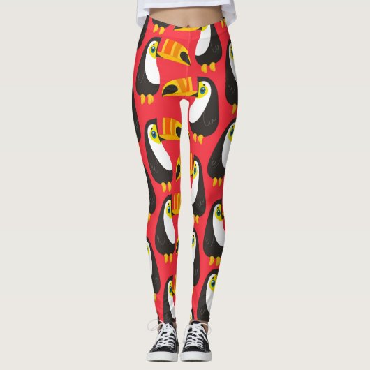 Prachtige Toekan Vogels Leggings (Voorkant)