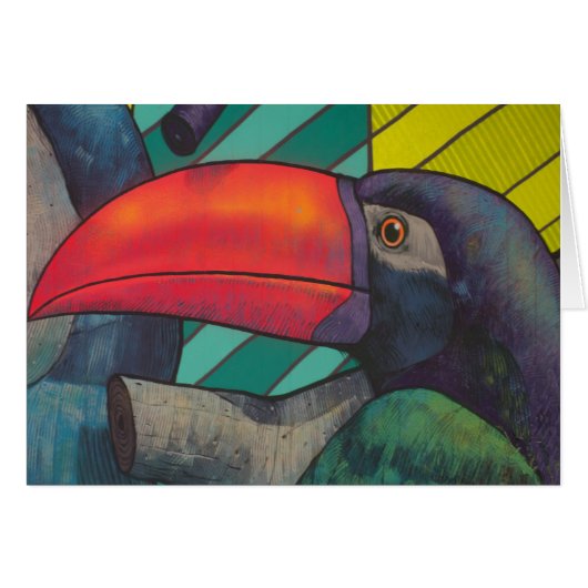 Prachtige Toucan Graffiti (Voorkant Horizontaal)