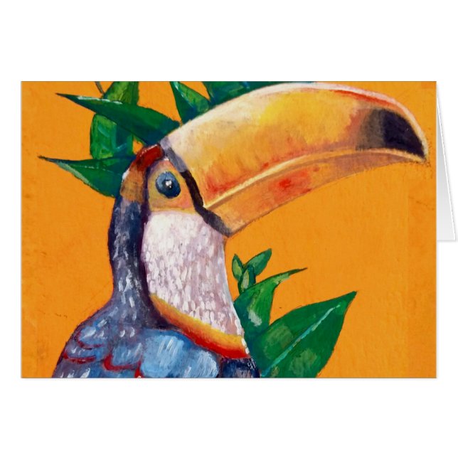 Prachtige Toucan vogelschildering (Voorkant Horizontaal)
