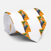 Prachtige Toucan vogelschildering Stropdas (Opgerold)
