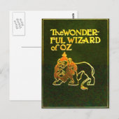 Prachtige Tovenaar van het Briefkaart Oz Cowarly L (Voorkant / Achterkant)