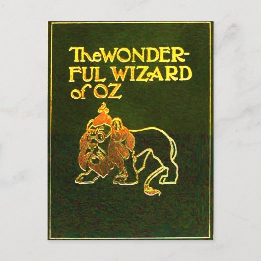 Prachtige Tovenaar van het Briefkaart Oz Cowarly L (Voorkant)