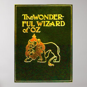 Prachtige Tovenaar van het Poster Oz Cowarly Lion