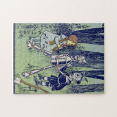 Prachtige tovenaar van Oz - Dorothy/Scarecrow/Tin  Legpuzzel (Horizontaal)
