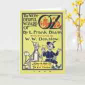 Prachtige Tovenaar van Oz Kaart (Gele Bloem)