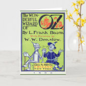 Prachtige Tovenaar van Oz Kaart (Gele Bloem)