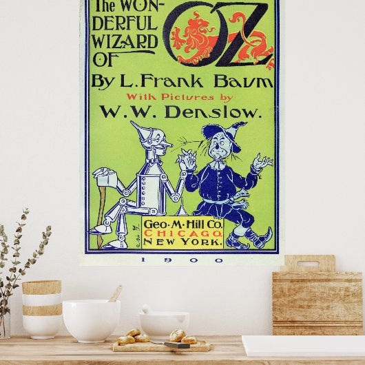 Prachtige Tovenaar van Oz Poster (Keuken)