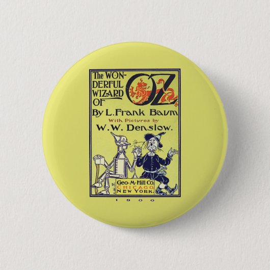 Prachtige Tovenaar van Oz Ronde Button 5,7 Cm (Voorkant)