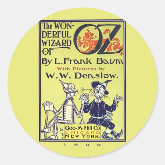 Prachtige Tovenaar van Oz Sticker (Voorkant)