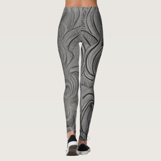 Prachtige traditionele abstracte Leggings (Achterkant)
