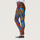 Prachtige traditionele abstracte Leggings (Links)