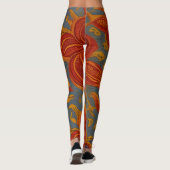 Prachtige traditionele abstracte Leggings (Achterkant)