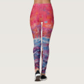 Prachtige traditionele abstracte Leggings (Achterkant)