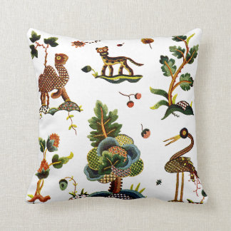 Prachtige traditionele Jacobean Crewel borduurwerk Kussen