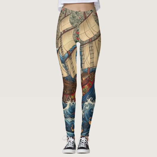 Prachtige traditionele Leggings (Voorkant)