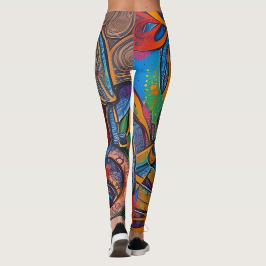 Prachtige traditionele Leggings (Achterkant)