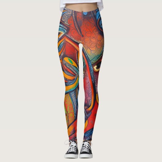 Prachtige traditionele Leggings (Voorkant)