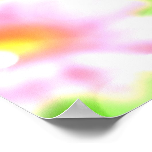 Prachtige tranquil mooie mooie florale omgeving poster (Hoek)