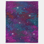 Prachtige, transparante Nachthemel Fleece Deken (Voorkant)