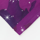 Prachtige, transparante Nachthemel Fleece Deken (Hoek)