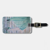 PRACHTIGE TRAP POSEREN GEPERSONALISEERD BAGAGELABE BAGAGELABEL (Voorkant horizontaal)