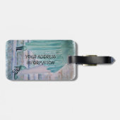 PRACHTIGE TRAP POSEREN GEPERSONALISEERD BAGAGELABE BAGAGELABEL (Achterkant horizontaal)