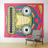 Prachtige tribal wandkleed (In Situ (horizontaal))