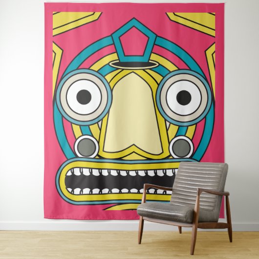 Prachtige tribal wandkleed (In situ)