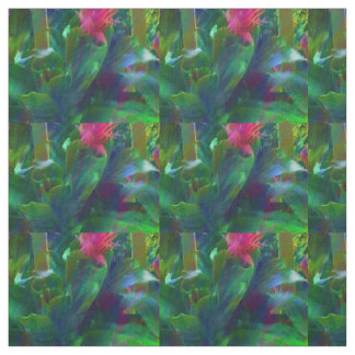 Prachtige Tropical Flowers Cotton Fabric Stof