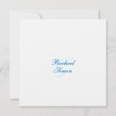 Prachtige Tropische Beach Wedding Invitiation 2 Kaart (Achterkant)