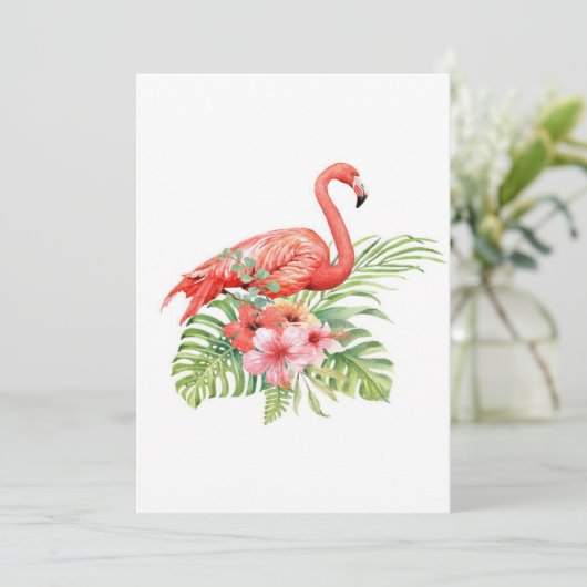 Prachtige tropische flamingo| Geweldige geschenk (Staand voorkant)