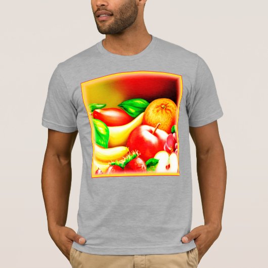 Prachtige Tropische groeten schilderen. Bestel nu T-shirt (Voorkant)