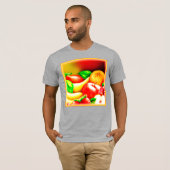 Prachtige Tropische groeten schilderen. Bestel nu T-shirt (Voorkant volledig)