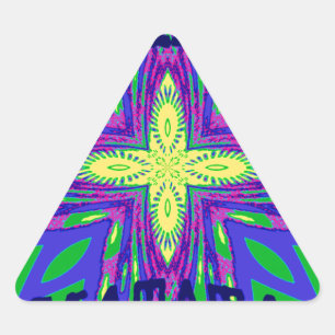 Prachtige tropische Hakuna Matata Kanga kunstwerk. Sticker