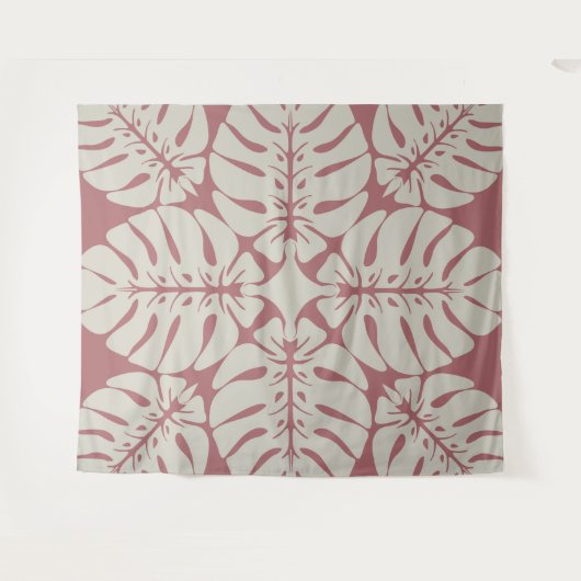 Prachtige Tropische Hawaiian-tapijten Wandkleed (Voorkant (horizontaal))