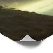 Prachtige tropische Oerwouden palmen en rivier 2 Poster (Hoek)