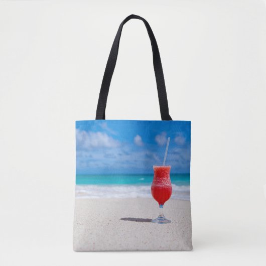 Prachtige tropische Punch Daiquiri Caraïben Beach Tote Bag (Voorkant)