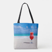 Prachtige tropische Punch Daiquiri Caraïben Beach Tote Bag (Achterkant)